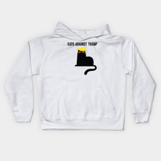Cats Against Trump Kids Hoodie