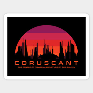 Coruscant Sticker