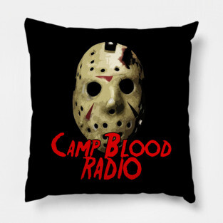 Camp Blood Radio Friday the 13th Pillow