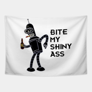Bite My Shiny Ass Tapestry