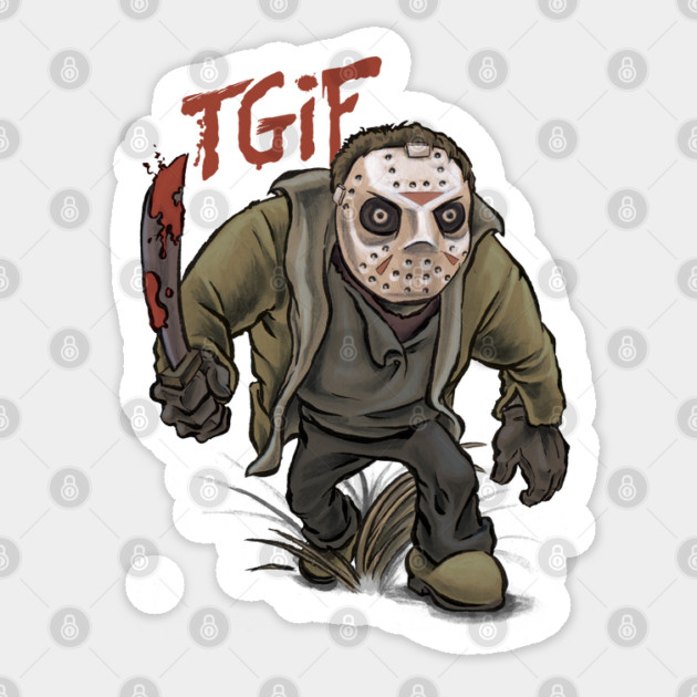 TGIF the 13th Sticker by majanation