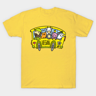 Go Vegan bus T-Shirt