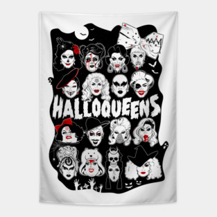 Halloqueens from Drag Race Tapestry