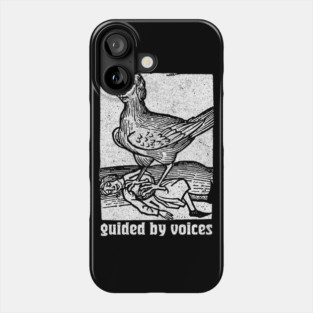 Guided By Voices / Retro Woodcut Illustration Phone Case