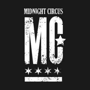 Midnight Circus Logo White T-Shirt