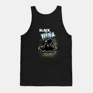 Black Nerd Tank Top