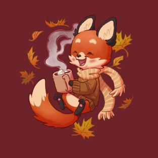 Cozy Fox Fall T-Shirt