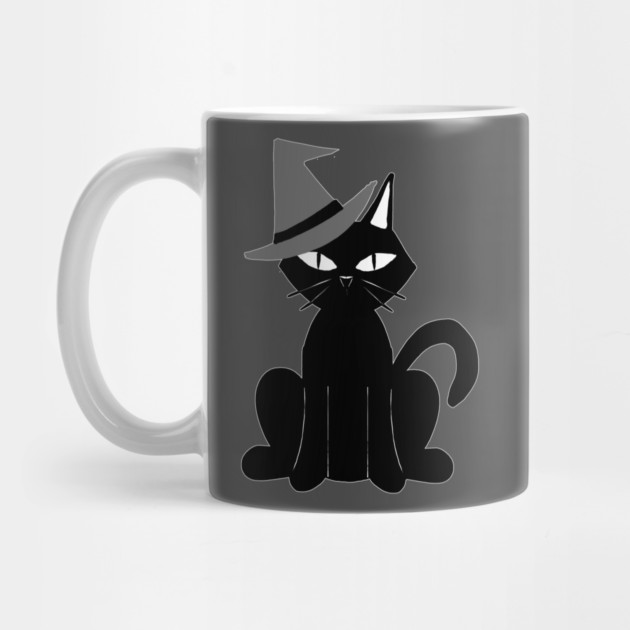 CAT AND AWITCH HAT by droidmonkey