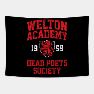 Welton Academy Dead Poets Society Tapestry