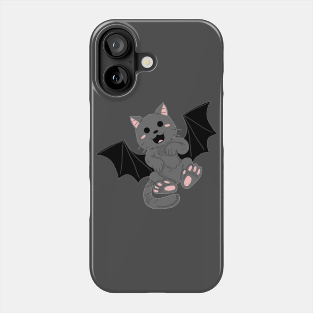 CAT BAT Phone Case by droidmonkey