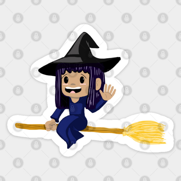 WITCHY WITCH Sticker by droidmonkey