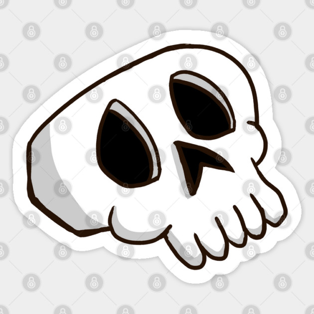 SKULL Sticker by droidmonkey