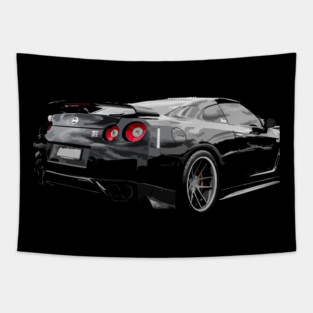 GTR Tail Lights Tapestry