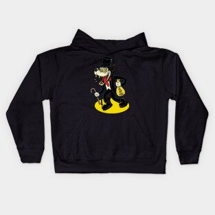 Big Bad Wolf Money Bags Kids Hoodie