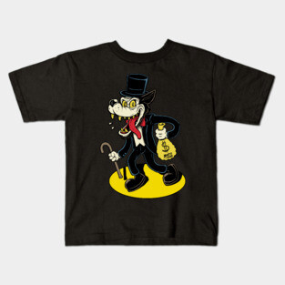 Big Bad Wolf Money Bags Kids T-Shirt
