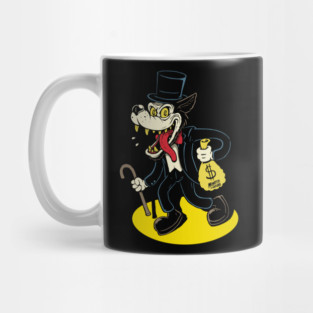 Big Bad Wolf Money Bags Mug