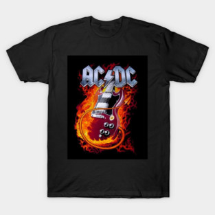 ACDC Guitar Fire T-Shirt