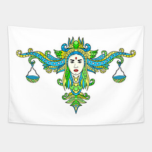 Libra Zodiac Tapestry