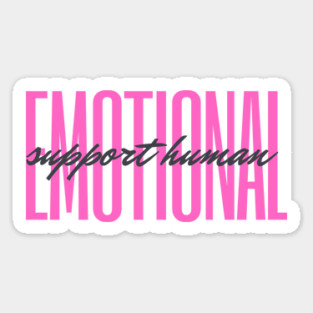 Emotional support human Magnet