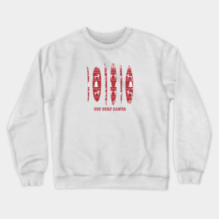 SUP Stand Up Paddle Board Christmas Crewneck Sweatshirt
