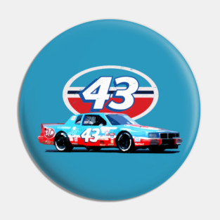 The King 43 Winston Cup Car Pin