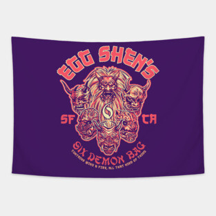 EGG SHEN'S - SIX DEMON BAG Tapestry