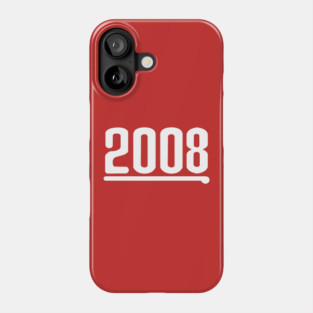 Phillies 2008 - White Phone Case