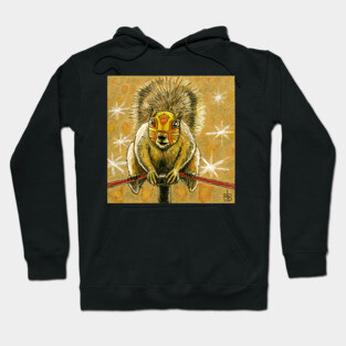 Luchador Squirrel Hoodie