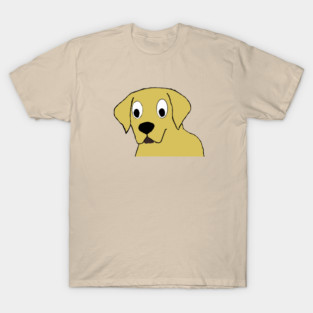 Yellow lab cartoon head T-Shirt