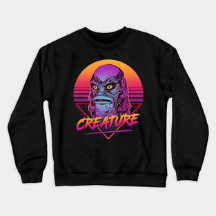 Retro Creature Crewneck Sweatshirt