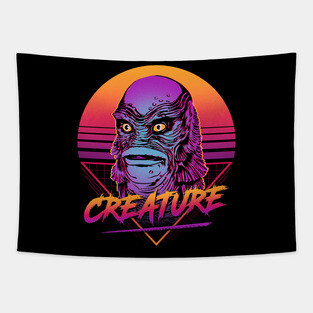 Retro Creature Tapestry