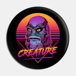 Retro Creature Pin