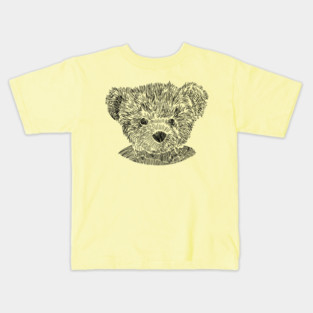 Teddy Bear Sketch Kids T-Shirt