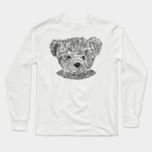 Teddy Bear Sketch Long Sleeve T-Shirt