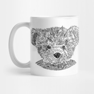 Teddy Bear Sketch Mug