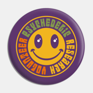 Psychedelic Research Volunteer Pin