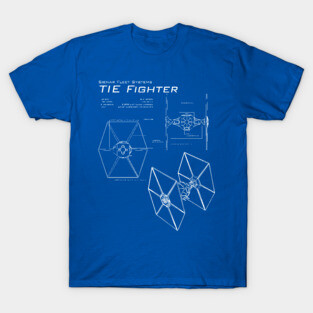 TIE Fighter Blueprints T-Shirt