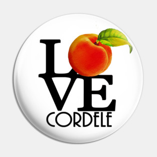 LOVE Cordele Georgia Peach Design Pin
