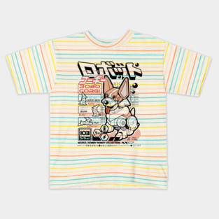 Robo Corgi Kids T-Shirt