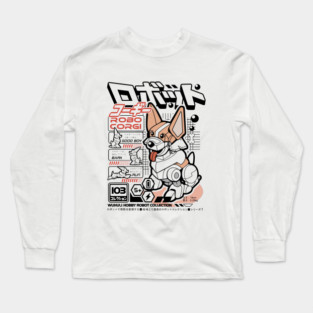 Robo Corgi Long Sleeve T-Shirt