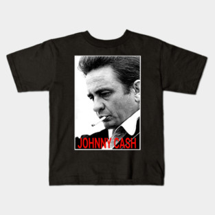 Johnny Cash smoking Kids T-Shirt