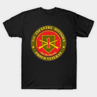 1st Infantry Division Veteran T-Shirt