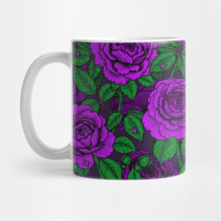 Purple roses Mug