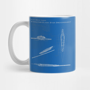 Executor Super Star Destroyer Blueprint Mug