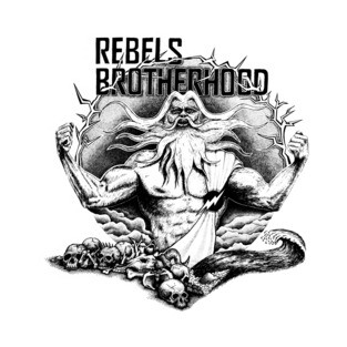Rebels Brotherhood – Mythic Power and Freedom Illustration T-Shirt