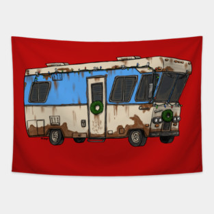 Christmas Vacation RV Tapestry