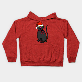 Christmas Cat Kids Hoodie