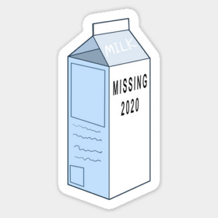 2020 IS MISSING, ON MILK CARTON Magnet