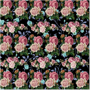 Blooming Roses in The Midnight Posters and Art