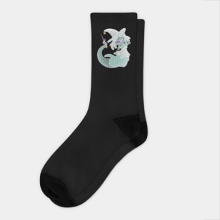 Witchy Ghost Socks